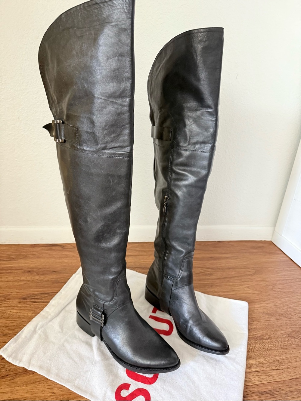 Schutz Over-the-Knee Riding Boots Black Women’s US 7